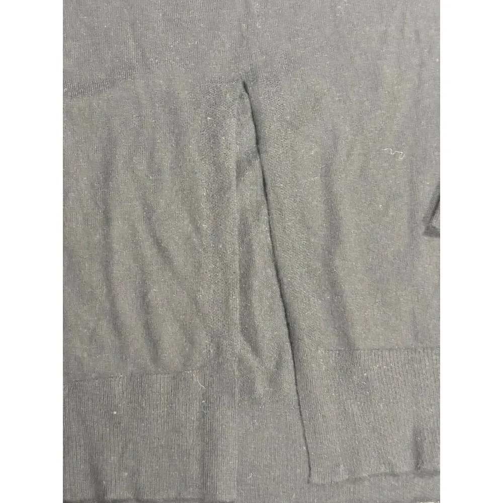 Zadig & Voltaire NWT Ruby Oversized‎ Featherweight Cashmere Sweater Noir X-Small - Picture 5 of 9